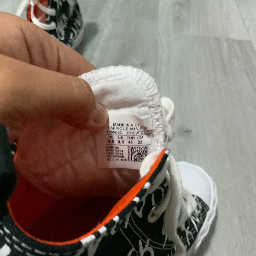 Not a chuck black converse